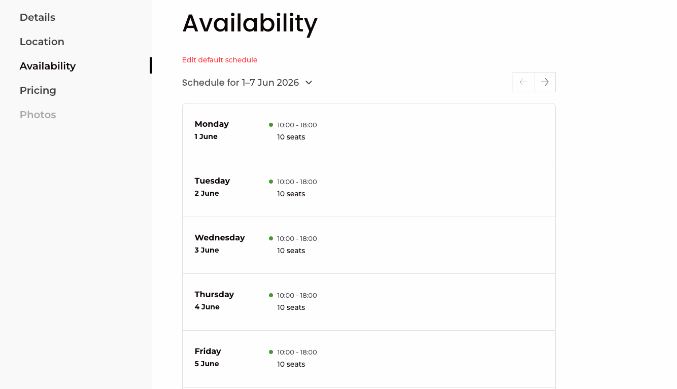 calendar fromlocals